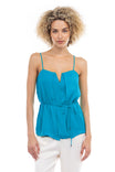 A-Line Top With Self-Belt