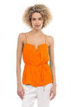 A-Line Top With Self-Belt