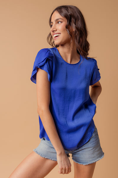 Tulip Short Sleeve Blouse – Naked Zebra Wholesale