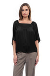 Peasant Blouse With Front Smocking Detail