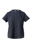 Faux Suede Tee