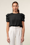 Draped Sleeve Blouse
