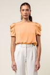 Draped Sleeve Blouse