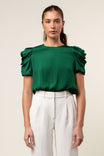 Draped Sleeve Blouse