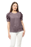Draped Sleeve Blouse