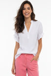 Flutter Sleeve Blouse With Back Detail