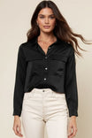 Cropped Blouse With Patch Pockets