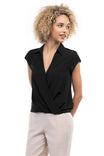 Cropped Surplice Top