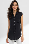 Button Down Tunic Blouse