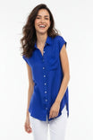 Button Down Tunic Blouse