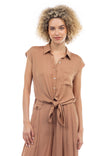 Button Down Tunic Blouse