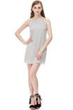 Back Strappy Braid Detail Dress