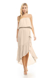 High Low Tube Dress