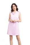 Rollover Neck Shift Dress