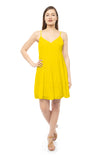 Tiered Sleeveless Flare Midi Dress