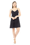 Tiered Sleeveless Flare Midi Dress