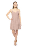 Tiered Sleeveless Flare Midi Dress