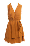 Tank Mini Flare V Neck Dress