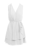 Tank Mini Flare V Neck Dress