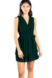Tank Mini Flare V Neck Dress