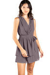 Tank Mini Flare V Neck Dress