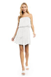 Strapless Tiered Mini Tube Dress