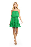 Strapless Tiered Mini Tube Dress