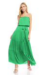 Maxi Tiered Tube Dress With Elasticized Waist - SU