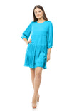 Billowy Tiered Babydoll Dress
