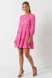 Billowy Tiered Babydoll Dress