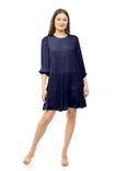 Billowy Tiered Babydoll Dress