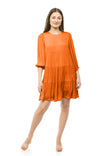 Billowy Tiered Babydoll Dress