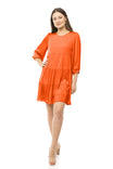 Billowy Tiered Babydoll Dress