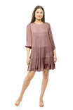 Billowy Tiered Babydoll Dress