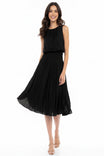 Smocked Flared Midi Dress