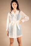 Organza Trench Coat