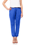 Satin Joggers with Elastic Waist
