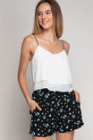High Waist Tie Shorts