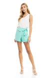 Skort With Front Tie Detail