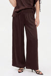 Smocked Waist Wide Leg Pant