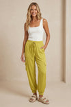 Jogger With Rib Trim