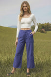 Tencel Garment Dye Patch Pants