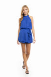 Halter Romper With Elasticized Waist