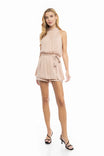 Halter Romper With Elasticized Waist