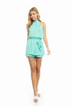 Halter Romper With Elasticized Waist