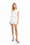 Surplice Ruffled Romper