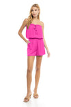 Tube Romper Fitted Waist