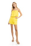 Tube Romper Fitted Waist
