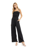 Fitted Bodice Wide Leg Jumpsuit