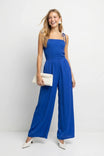Fitted Bodice Wide Leg Jumpsuit